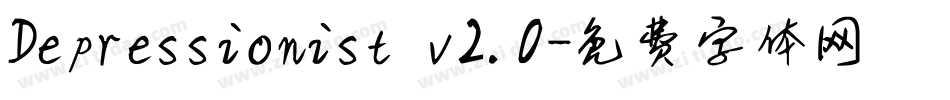 Depressionist v2.0字体转换
